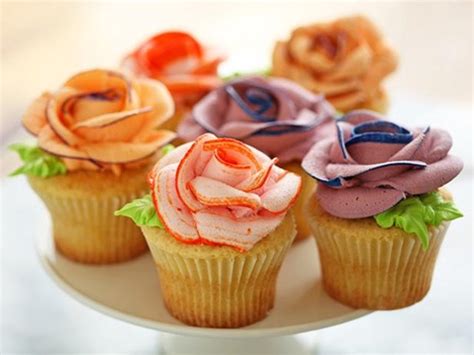 cupcakes-with-piped-flowers-recipes-cooking-channel image