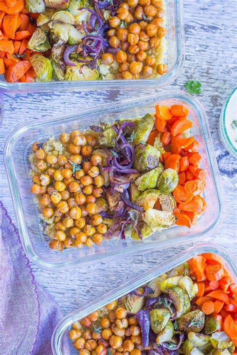 roasted-vegetable-and-chickpea-meal-prep-bowls image