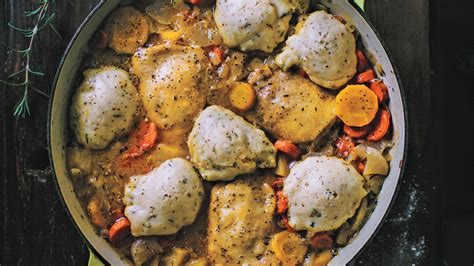 herbed-chicken-with-garlic-and-rosemary-dumplings image