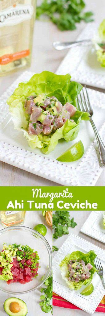 margarita-ahi-tuna-ceviche-recipe-healthy-appetizer image