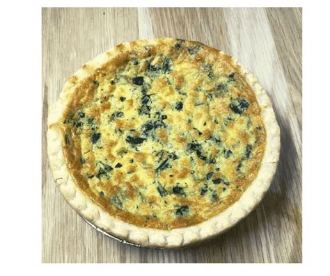 air-fryer-spinach-feta-quiche-fork-to-spoon image
