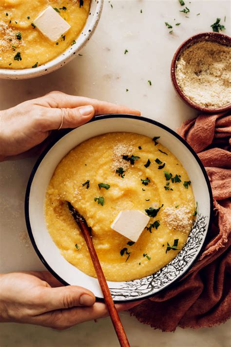 easy-vegan-polenta-super-creamy-minimalist-baker image
