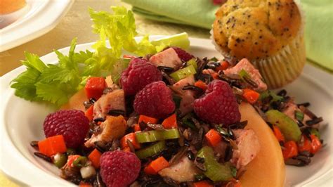 tarragon-chicken-wild-rice-and-raspberry-salad image