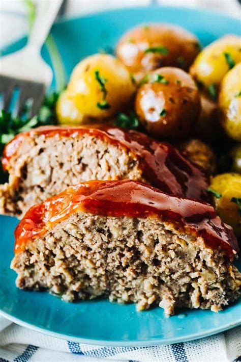 slow-cooker-meatloaf-and-potatoes-with-garlic-butter image