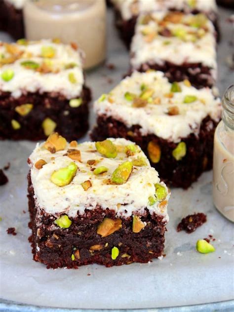 irish-cream-pistachio-brownies-the-bakermama image