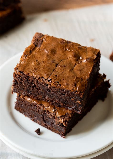 super-easy-fudge-brownie-recipe-i-wash-you-dry image