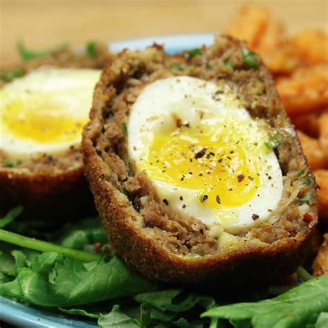 tasty-sausage-wrapped-soft-boiled-egg-scotch-egg image