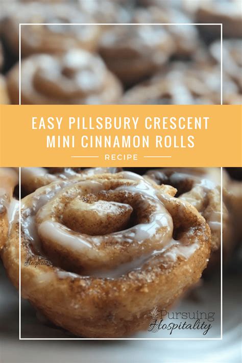 easy-pillsbury-crescent-mini-cinnamon-rolls image