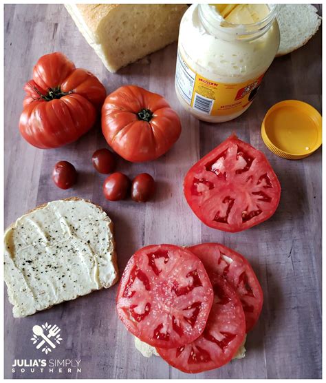 best-southern-tomato-sandwich-julias-simply-southern image