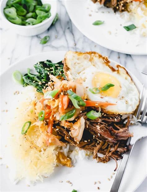 slow-cooker-korean-beef-bibimbap-bowls-my-everyday image