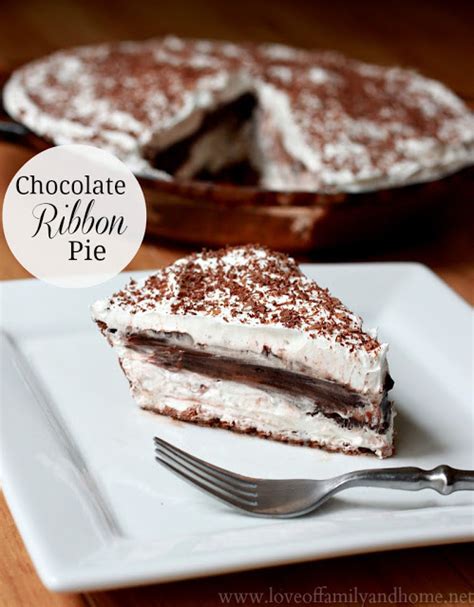 chocolate-ribbon-pie-love-of-family-home image