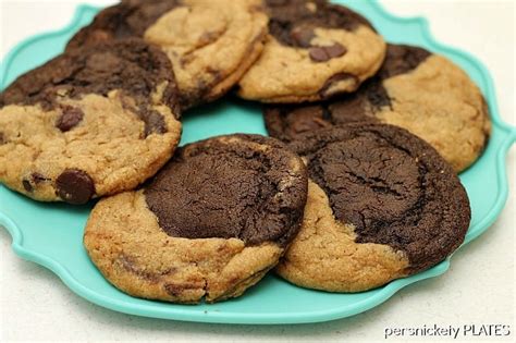 peanut-butter-chocolate-swirl-cookies-persnickety-plates image
