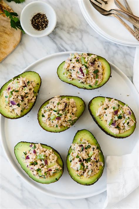 tuna-stuffed-avocados-downshiftology image