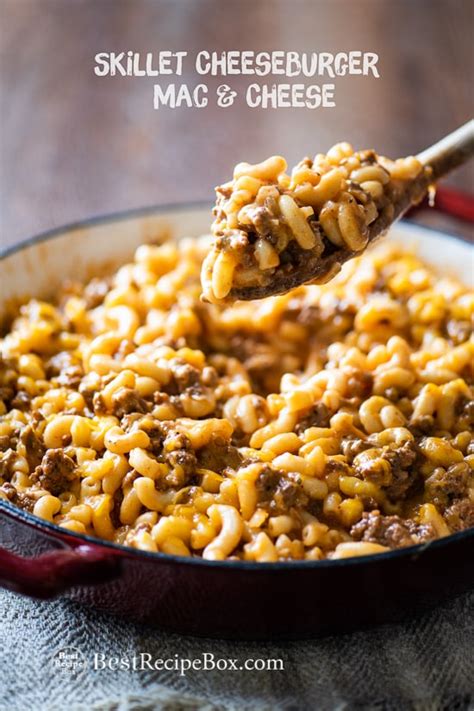 skillet-cheeseburger-mac-and-cheese-in-30-minutes image