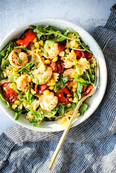 roasted-vegetable-pasta-salad-with-shrimp-walder image