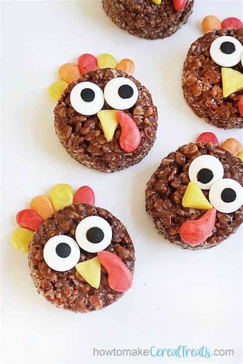 turkey-rice-krispie-treats-fun-no-bake image