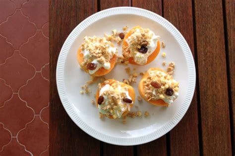 apricots-with-greek-yogurt-granola-and-honey image