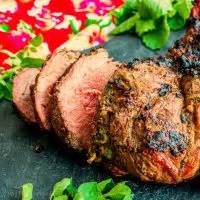 herb-crusted-grilled-leg-of-lamb-home-made image