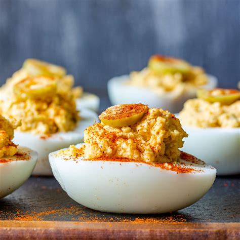 deviled-eggs-with-olives-happy-foods-tube image