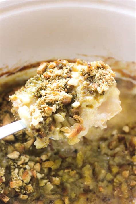 4-ingredient-slow-cooker-chicken-with-stuffing-the image