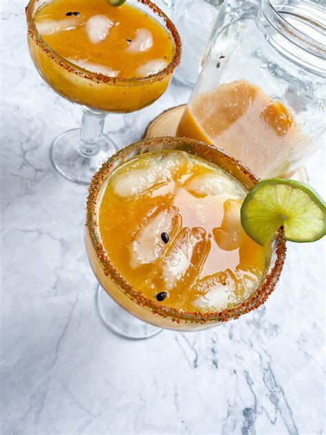 passion-fruit-margaritas-delicious-cocktail image
