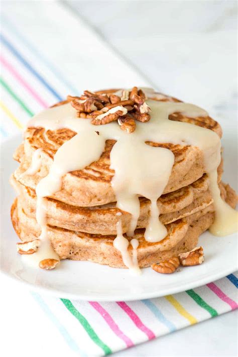 cinnamon-pancakes-recipe-with-a-cinnamon-roll image