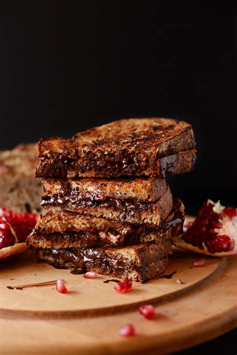 grilled-almond-butter-chocolate-pomegranate image