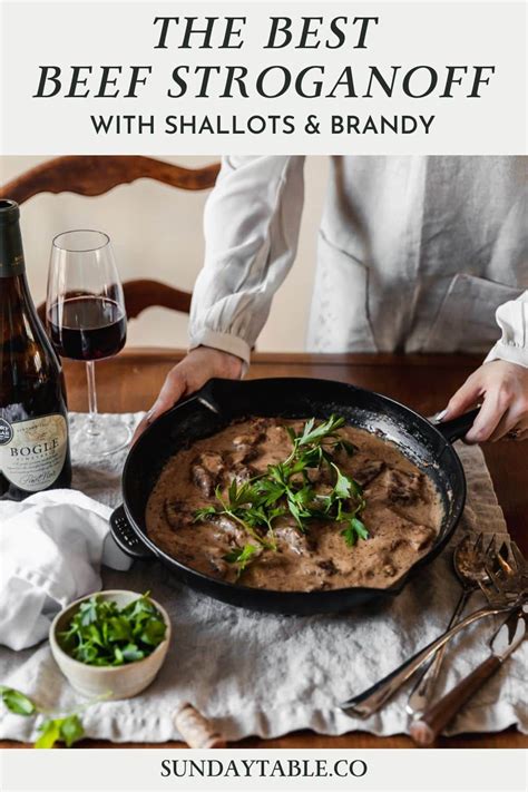beef-stroganoff-with-shallots-brandy-sunday-table image