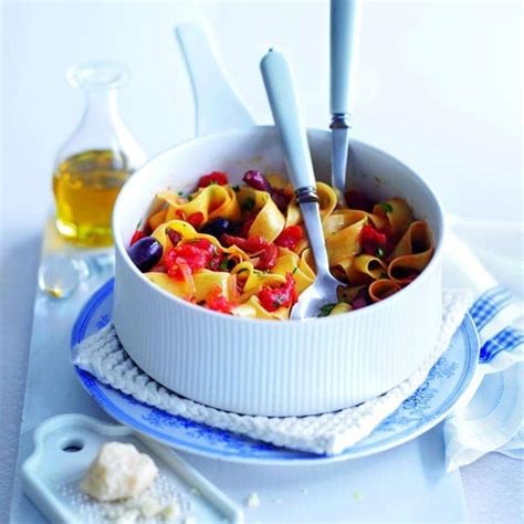 tomato-and-bacon-pasta-recipe-delicious-magazine image