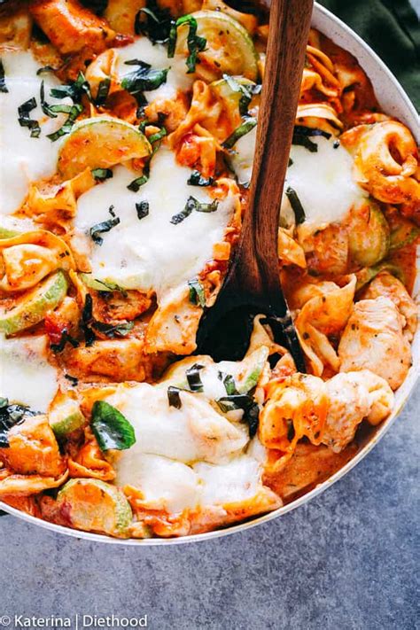 one-pot-italian-chicken-tortellini-recipe-diethood image