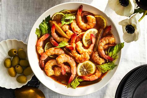 bloody-mary-poached-shrimp-recipe-southern-living image