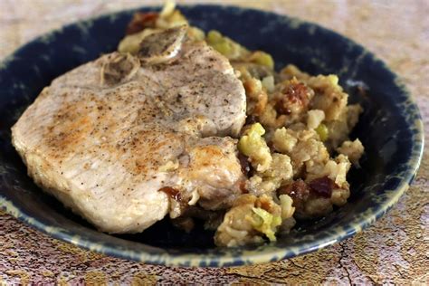 quick-and-easy-pork-chop-and-stuffing-casserole image