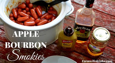 crock-pot-apple-bourbon-lil-smokies-recipe-the image