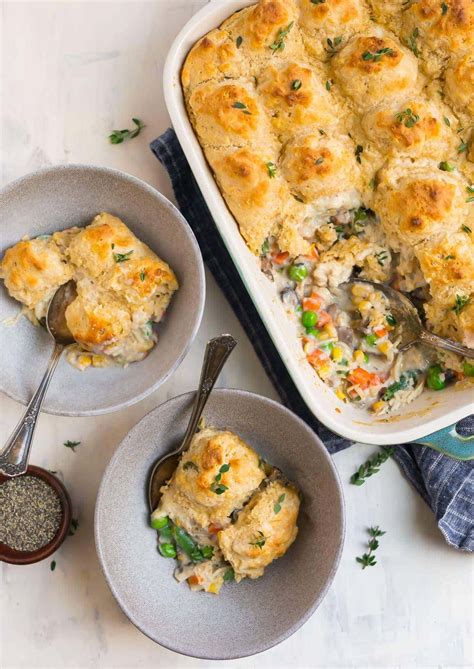 chicken-and-biscuits-easy-homemade-recipe-wellplatedcom image