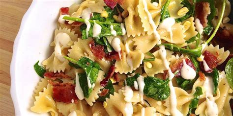 bacon-corn-spinach-and-ranch-pasta-salad-delish image