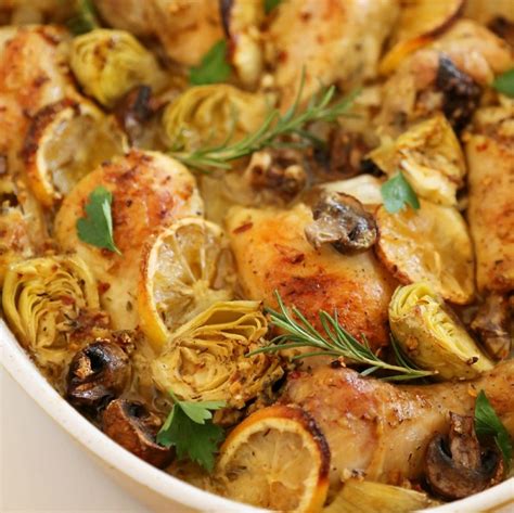 lemon-and-artichoke-oven-roasted-chicken-the image