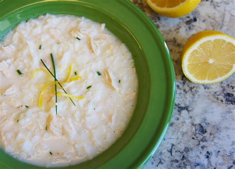 creamy-velvet-chicken-and-rice-soup-with-lemon image