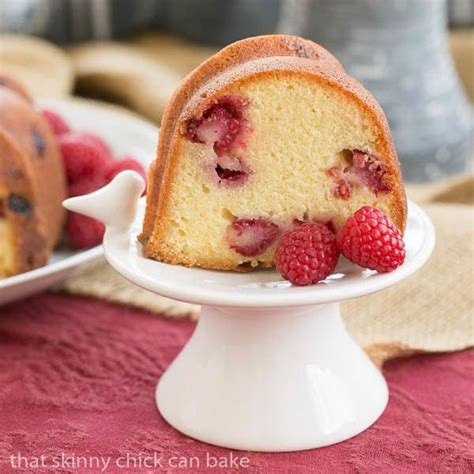 raspberry-amaretto-bundt-cake-dense-easy-pound image