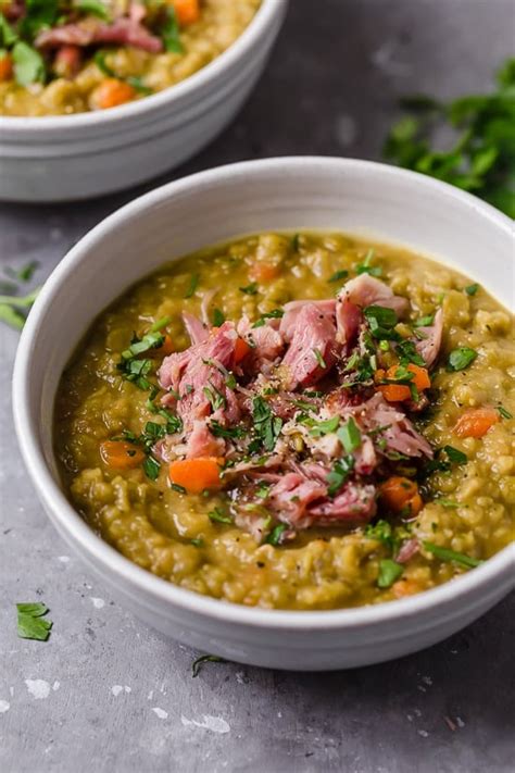 classic-split-pea-soup-with-ham-skinnytaste image