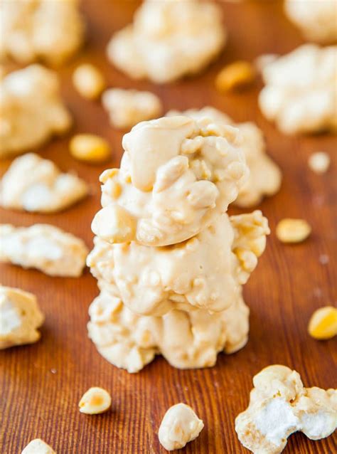white-chocolate-peanut-butter-cookie-clusters image