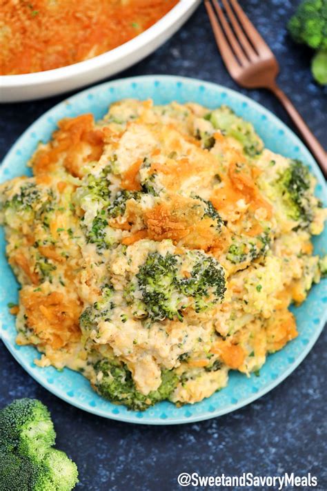 cheesy-broccoli-casserole-recipe-video-sweet-and image