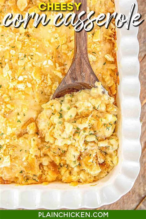 cheesy-corn-casserole-plain-chicken image