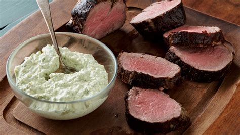 beef-tenderloin-with-cool-horseradish-dill-sauce image