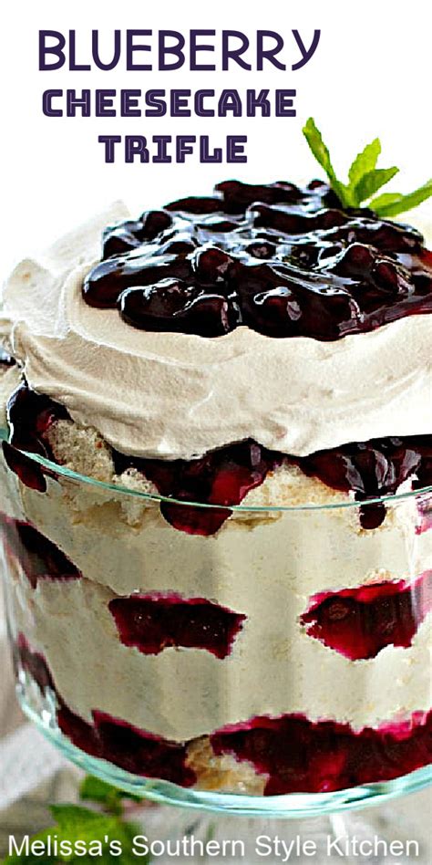 easy-blueberry-cheesecake-trifle image