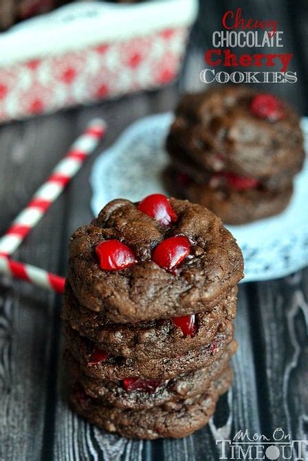 chewy-chocolate-cherry-cookies-mom-on-timeout image