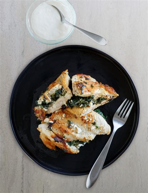 spinach-and-feta-stuffed-chicken-instant-pot image