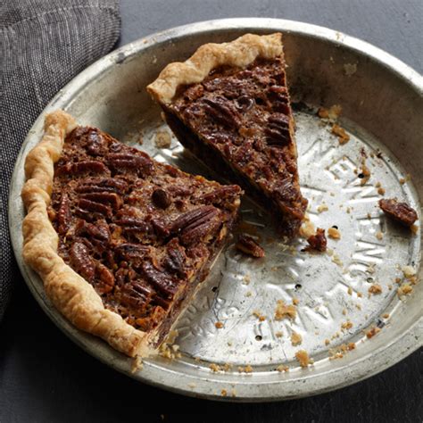 chocolate-pecan-pie-with-bourbon-recipe-food-wine image