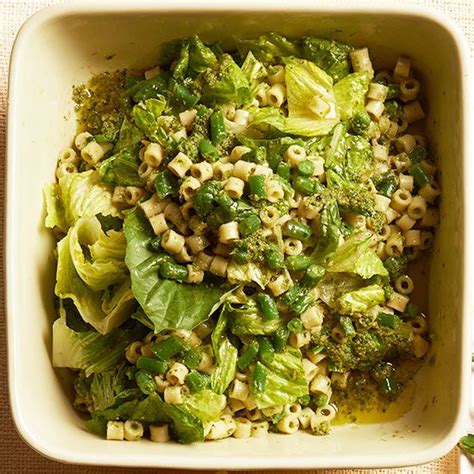 green-beans-and-pesto-pasta-better-homes-gardens image
