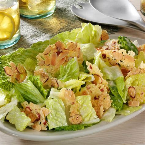 fisher-nuts-recipe-toasted-almond-caesar-salad image