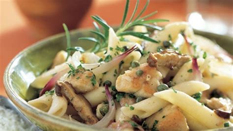 penne-with-chicken-shiitake-mushrooms-and-capers image